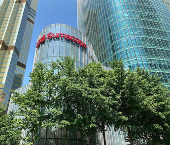 上海未來資產大廈發(fā)光字工程